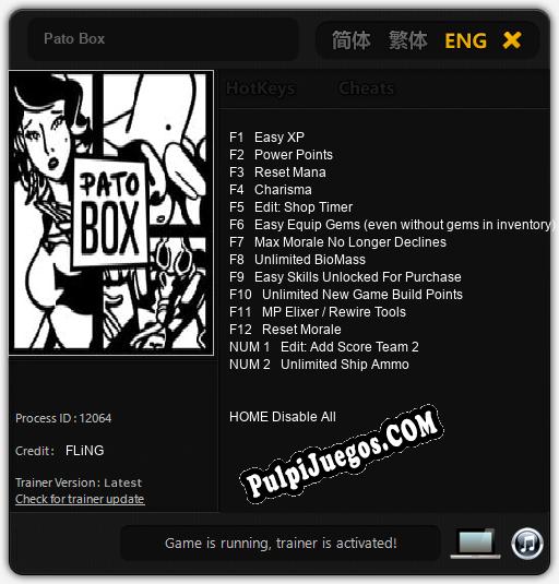 Pato Box: Cheats, Trainer +14 [FLiNG]