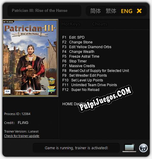 Patrician III: Rise of the Hanse: Cheats, Trainer +12 [FLiNG]