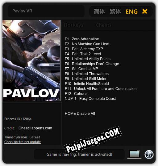 Pavlov VR: Treinador (V1.0.35)