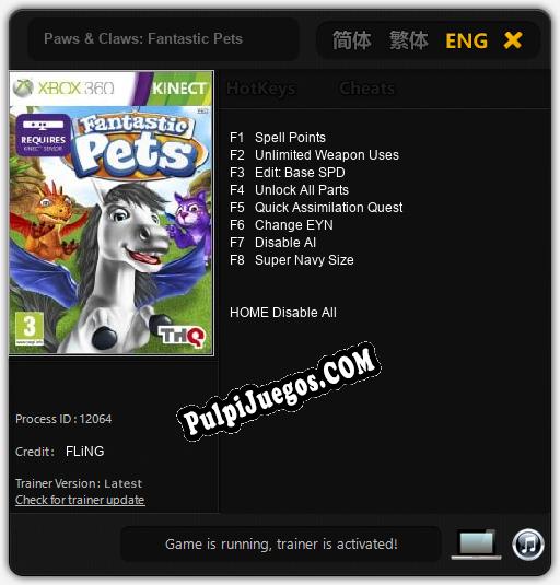 Entrenador liberado a Paws & Claws: Fantastic Pets [v1.0.1]