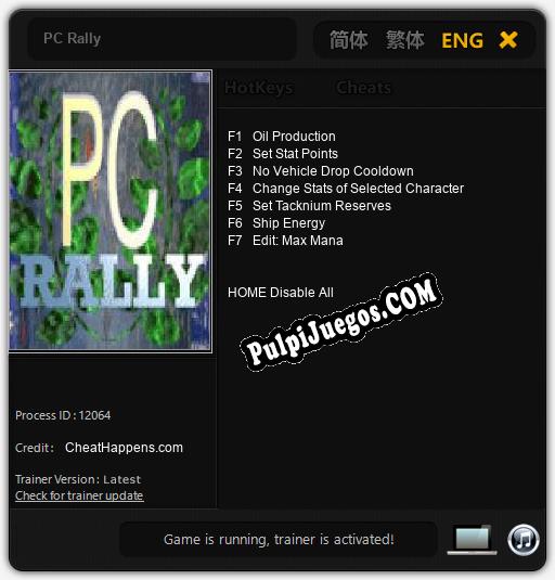 PC Rally: Cheats, Trainer +7 [CheatHappens.com]