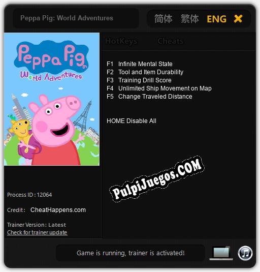 Entrenador liberado a Peppa Pig: World Adventures [v1.0.6]