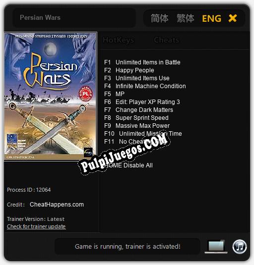 Entrenador liberado a Persian Wars [v1.0.1]