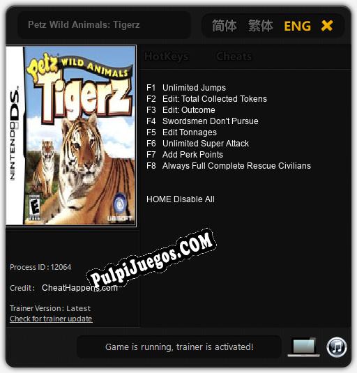 Petz Wild Animals: Tigerz: Treinador (V1.0.84)