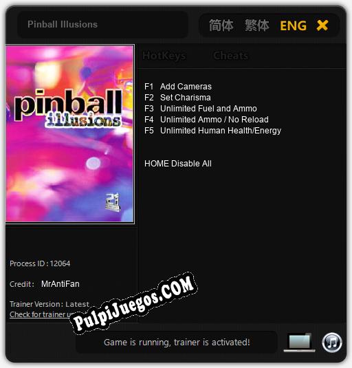 Entrenador liberado a Pinball Illusions [v1.0.9]