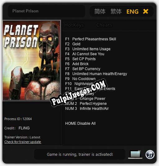 Planet Prison: Cheats, Trainer +15 [FLiNG]