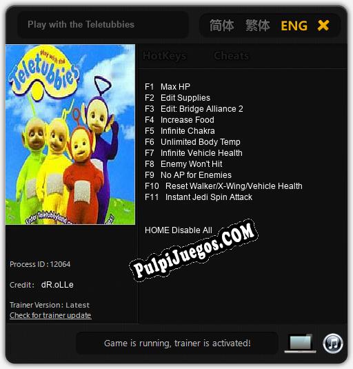 Entrenador liberado a Play with the Teletubbies [v1.0.1]