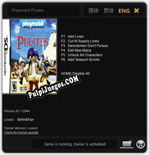 Playmobil Pirates: Cheats, Trainer +6 [MrAntiFan]