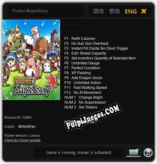 Pocket MapleStory: Treinador (V1.0.69)