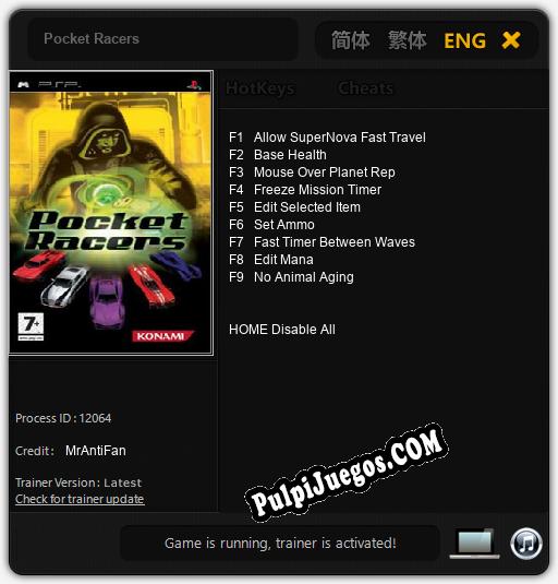 Entrenador liberado a Pocket Racers [v1.0.9]