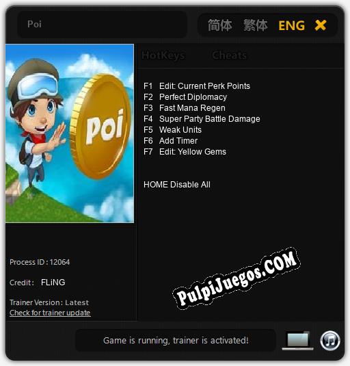 Poi: Trainer +7 [v1.6]