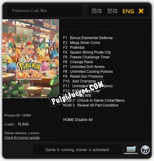 Pokemon Cafe Mix: Cheats, Trainer +15 [FLiNG]