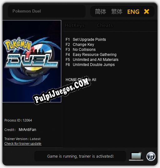 Pokemon Duel: Trainer +6 [v1.5]