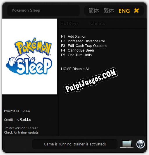 Pokemon Sleep: Cheats, Trainer +5 [dR.oLLe]