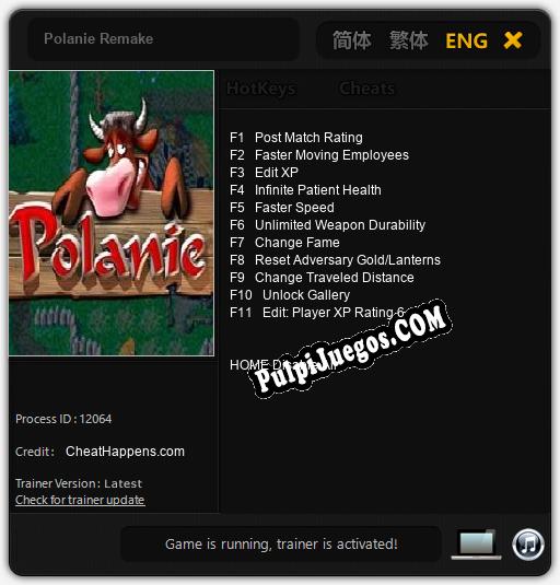 Entrenador liberado a Polanie Remake [v1.0.1]