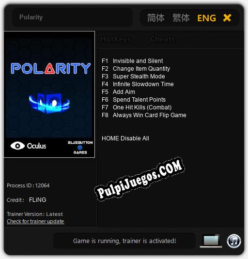 Polarity: Treinador (V1.0.8)