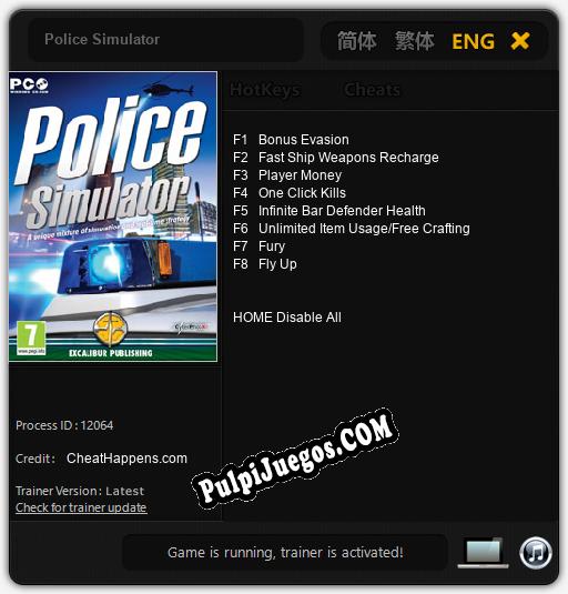 Police Simulator: Treinador (V1.0.8)