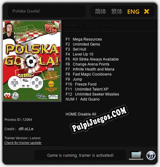 Entrenador liberado a Polska Goola! [v1.0.4]