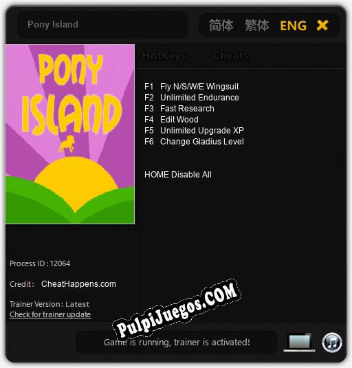 Entrenador liberado a Pony Island [v1.0.9]