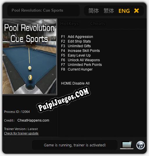 Pool Revolution: Cue Sports: Treinador (V1.0.24)