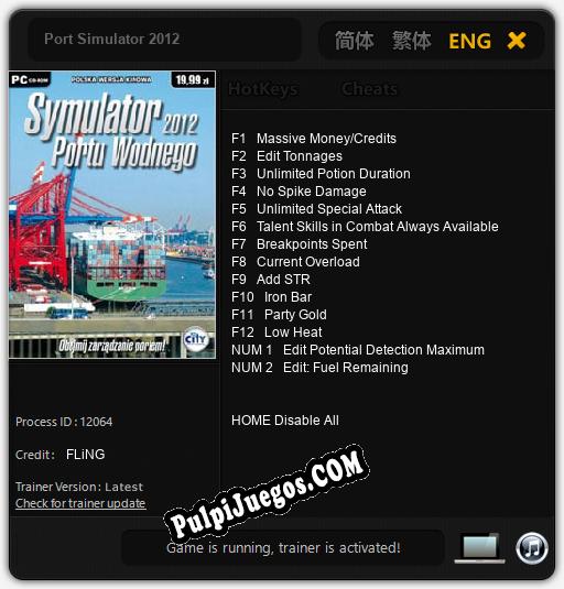 Port Simulator 2012: Treinador (V1.0.47)