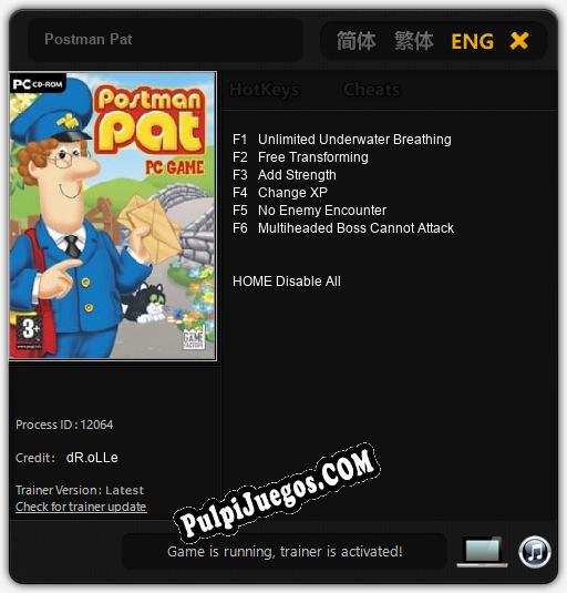 Postman Pat: Cheats, Trainer +6 [dR.oLLe]