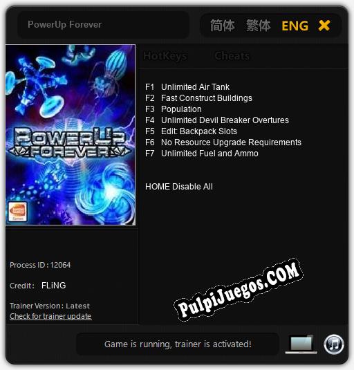 PowerUp Forever: Trainer +7 [v1.5]