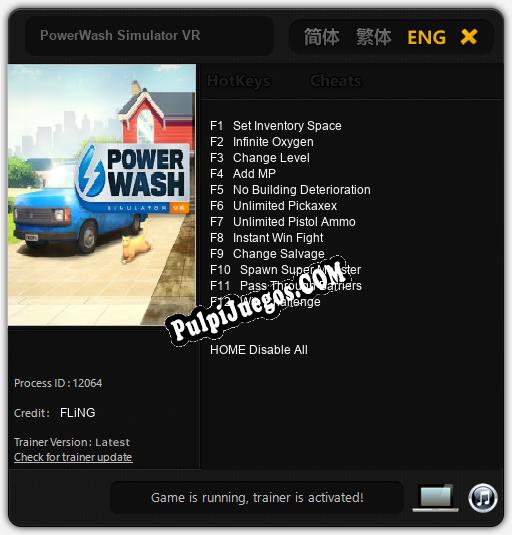 PowerWash Simulator VR: Cheats, Trainer +12 [FLiNG]