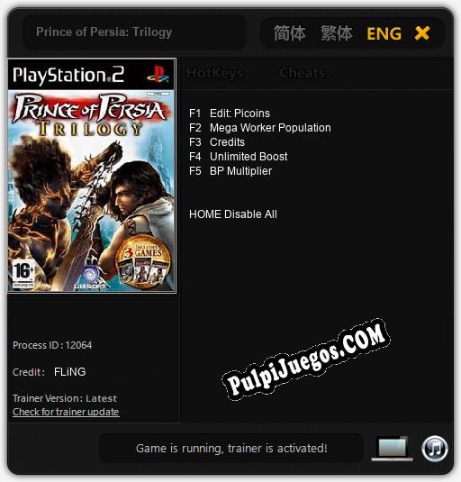 Prince of Persia: Trilogy: Cheats, Trainer +5 [FLiNG]