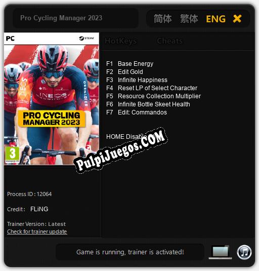 Pro Cycling Manager 2023: Trainer +7 [v1.6]