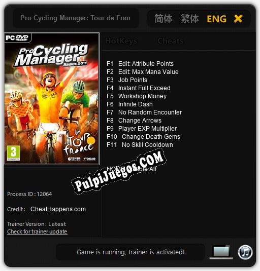 Entrenador liberado a Pro Cycling Manager: Tour de France 2011 [v1.0.8]