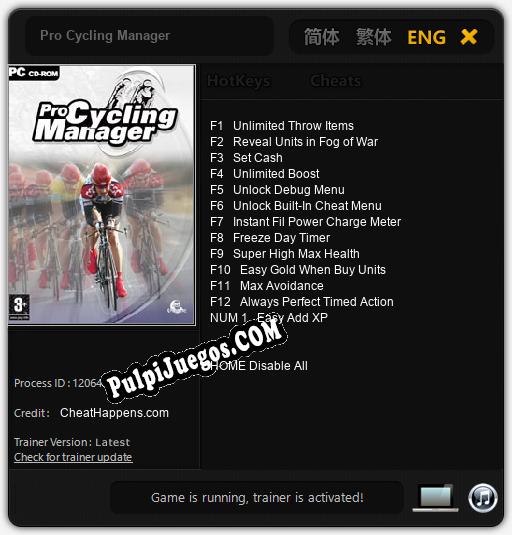 Pro Cycling Manager: Trainer +13 [v1.4]