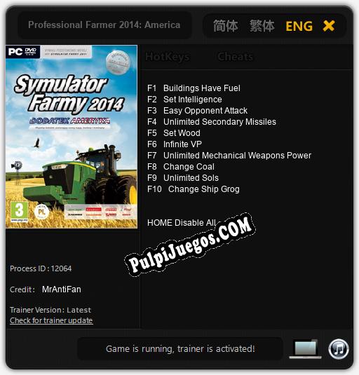 Entrenador liberado a Professional Farmer 2014: America [v1.0.9]