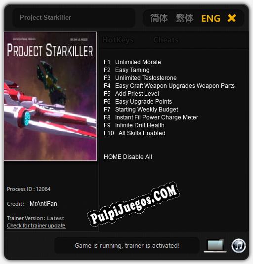 Project Starkiller: Treinador (V1.0.88)