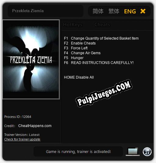 Przekleta Ziemia: Trainer +6 [v1.7]