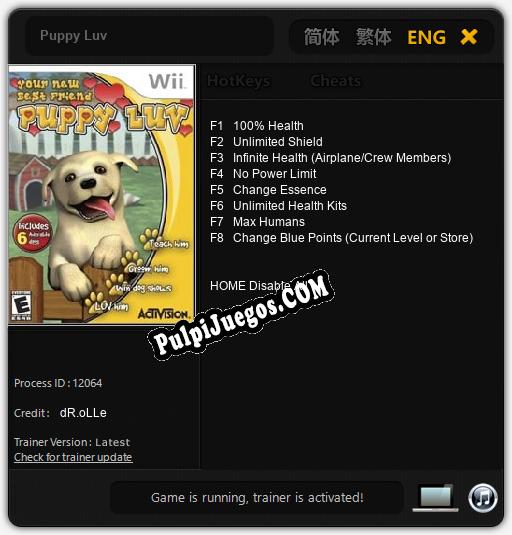 Entrenador liberado a Puppy Luv [v1.0.9]