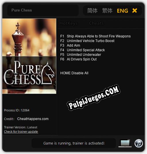 Entrenador liberado a Pure Chess [v1.0.2]