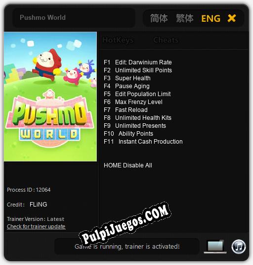 Pushmo World: Trainer +11 [v1.4]