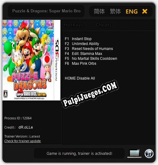 Puzzle & Dragons: Super Mario Bros. Edition: Trainer +6 [v1.4]