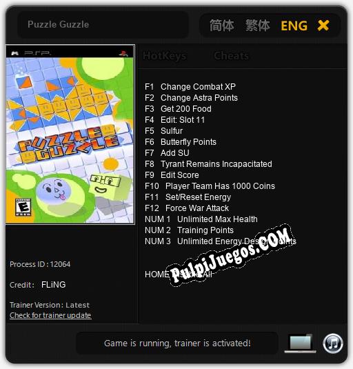 Puzzle Guzzle: Cheats, Trainer +15 [FLiNG]