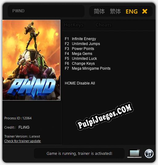 Entrenador liberado a PWND [v1.0.5]