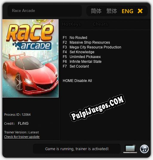 Race Arcade: Trainer +7 [v1.3]