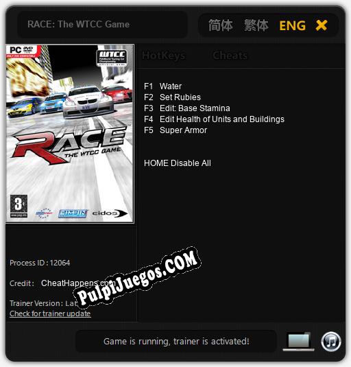 Entrenador liberado a RACE: The WTCC Game [v1.0.9]