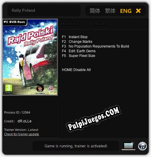 Entrenador liberado a Rally Poland [v1.0.9]