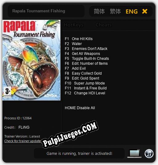 Entrenador liberado a Rapala Tournament Fishing [v1.0.4]