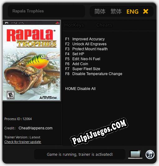 Entrenador liberado a Rapala Trophies [v1.0.7]