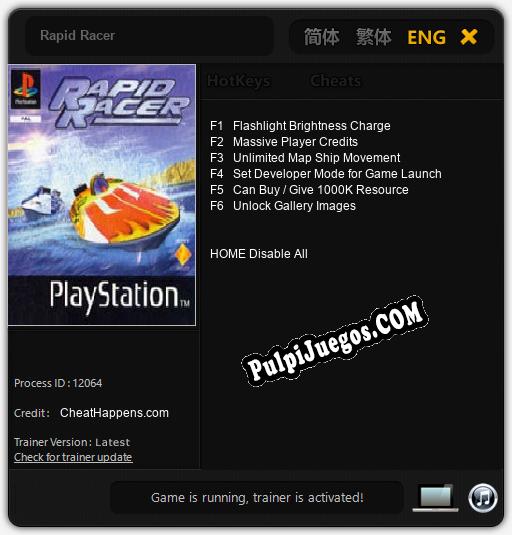 Rapid Racer: Cheats, Trainer +6 [CheatHappens.com]