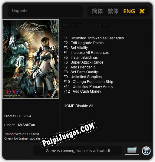 Entrenador liberado a Rappelz [v1.0.5]