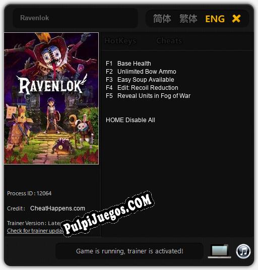 Ravenlok: Cheats, Trainer +5 [CheatHappens.com]