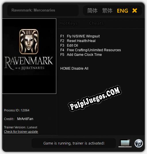 Ravenmark: Mercenaries: Cheats, Trainer +5 [MrAntiFan]